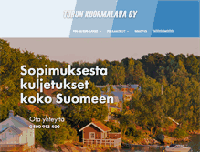 Tablet Screenshot of kuormalava.com